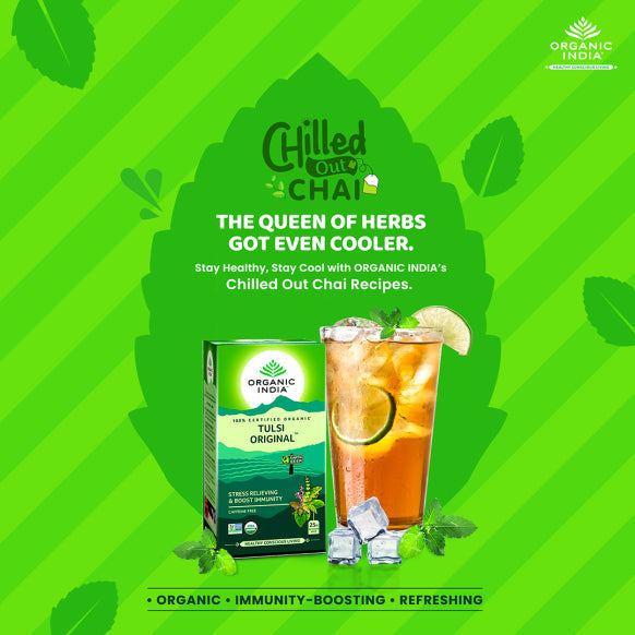 Organic India, BIO Tulsi Original Tea, 25 Infusion Bags - GREEN LIFE CYPRUS