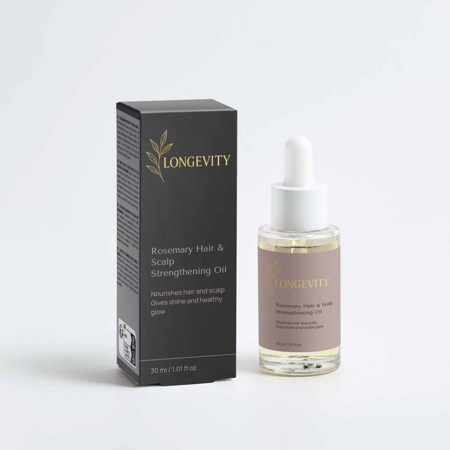 Longevity, Rosemary Hair & Scalp Strengthening Oil - GREEN LIFE CYPRUS